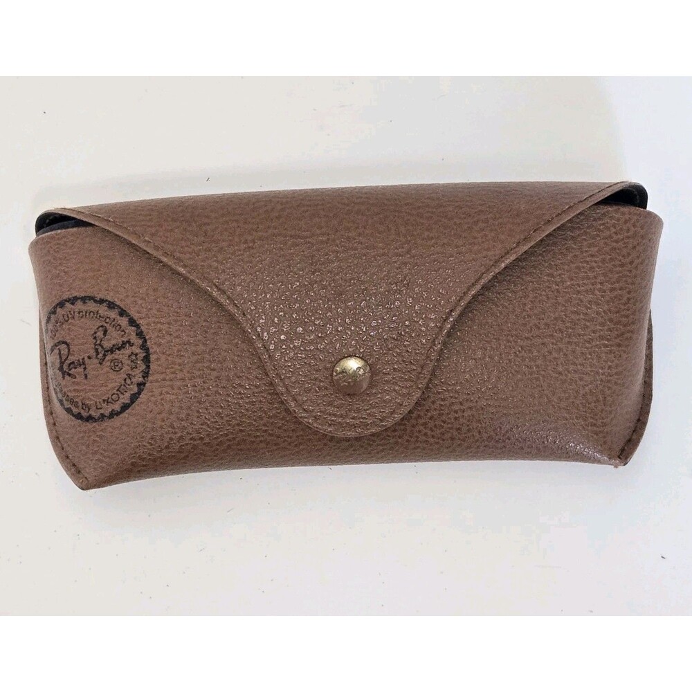 Rayban Case Empty Brown Leather Case Only